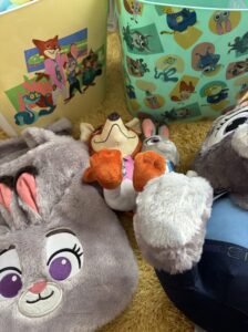 UFOキャッチャーで取った景品の写真